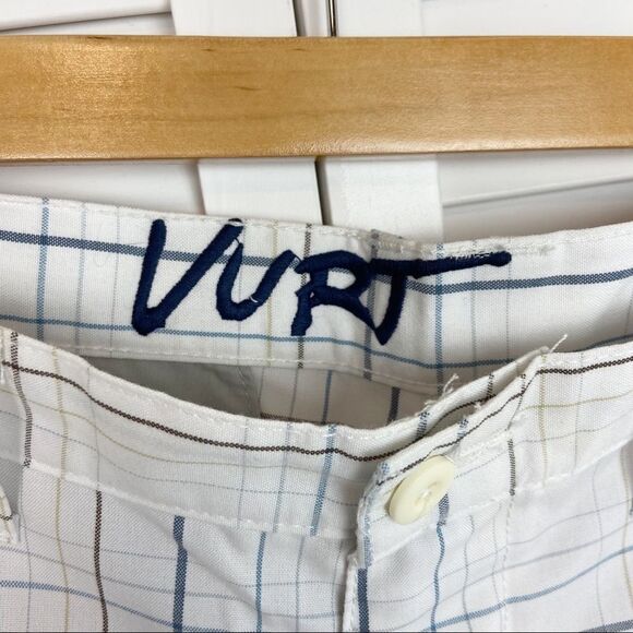 NWT PacSun Vurt Men’s Plaid Surf Shorts Size 31 | Flat Front Board Short Style - Picture 8 of 10